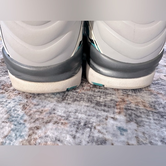 Jordan 8 Retro South Beach Shoes Black White Pink Teal - Size 12 - Picture 9 of 14